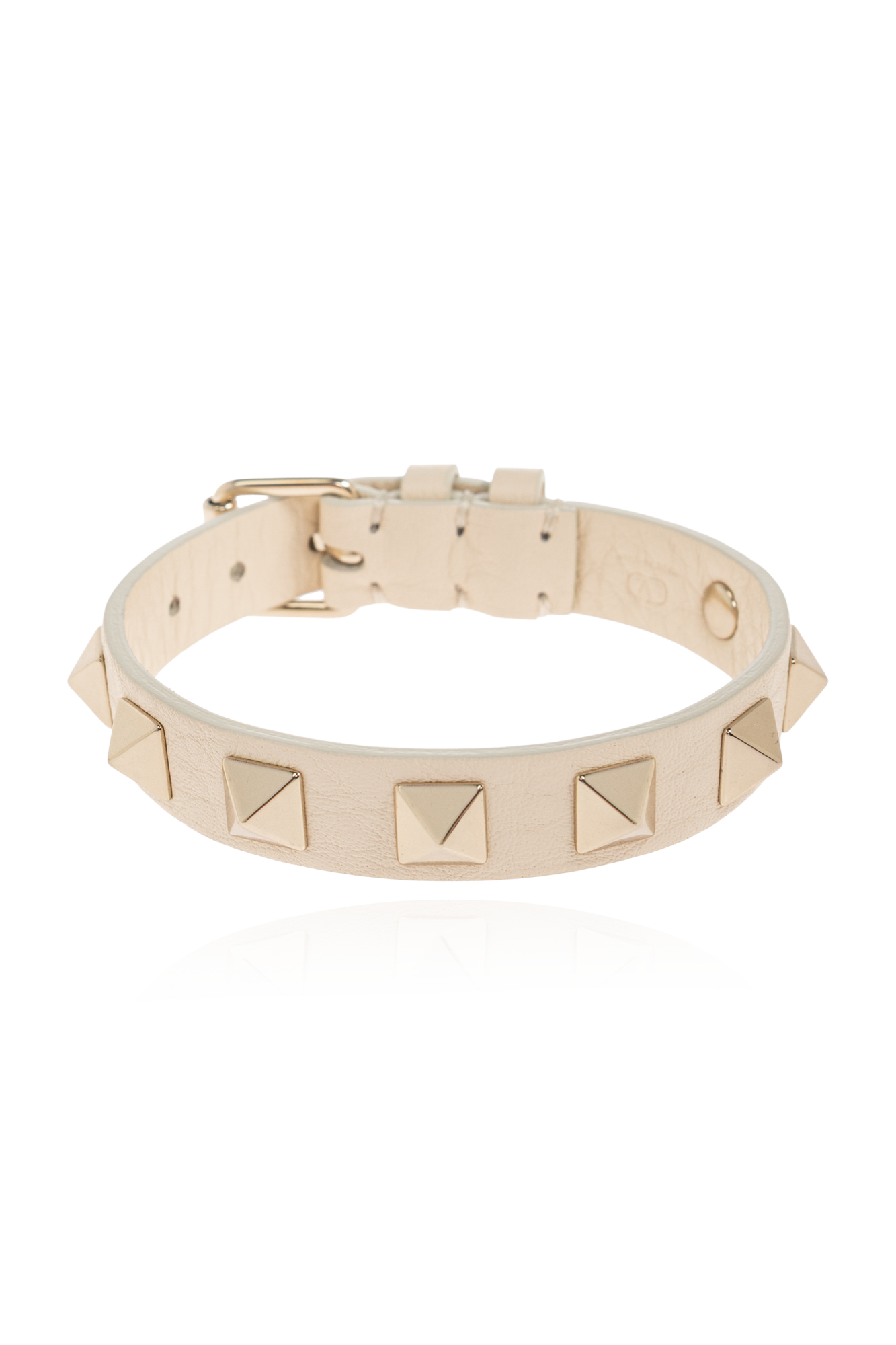 Valentino Garavani Leather bracelet with studs | Women's | Vitkac